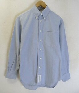 ◆INDIVIDUALIZED SHIRTS インディビジュアライズドシャツ ポケット付き オックスフォード BD シャツ SAX サイズ15.32 美