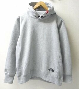 ◆国内正規 ノースフェイス HEATHER LOGO BIG HOODIE スウェット パーカー グレー サイズM 美