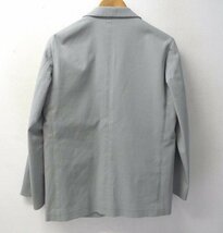 ◆国内正規 JIL SANDER ジルサンダー 18ss コットンストレッチ 2B セットアップ スーツ ジャケット＆パンツ グレー系 サイズ44_画像3