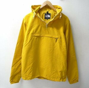 ◆国内正規 THE NORTH FACE ノースフェイス CAMP Anorak ナイロン キャンプ アノラック パーカー イエロー系 サイズL ソロキャンプ NP11443