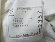 ◆sacai サカイ 20ss 20-02357M Nylon Twill Cotton Shirt ナイロン 切替　MA-1 ドッキング シャツ 白 サイズ3 美_画像6