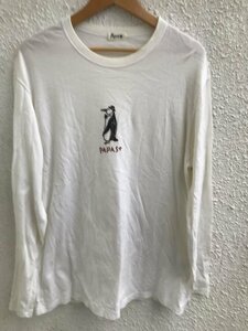 ★　ＰＡＰＡＳ　パパス　日本製　男性用　メンズ　長袖　ロング　Ｔシャツ　カットソー　【ＬＬ】　ファッション