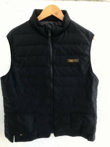 ★　papas　パパス　男性用　ダウンベスト　DOWN JACKET　ダウン＆フェザー　50【Ｌ】　日本製　ビームス　アローズ　SOFILETA