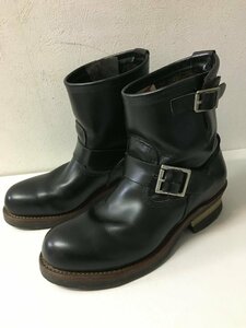 ◆REDWING レッドウィング 2010年製 2976 エンジニア　ブーツ 黒 サイズ7D　25cm 黒　美