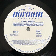 美盤 レア スペイン盤 1987年 フランク・モーガン Frank Morgan LPレコード With Conte Candoli And Machito's Rhythm 1955年録音_画像7