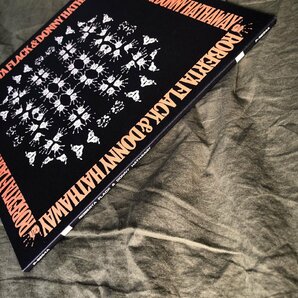 原信夫Collection 美盤 美ジャケ 美品 1972年 国内盤 Roberta Flack & Donny Hathaway LPレコード S/T Eric Gale,David Spinozzaの画像4
