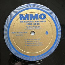 原信夫Collection 良盤 良ジャケ 米国 本国盤 レア盤 Music Minus One LPレコード The Rodgers And Hart Song Book Volume 6 練習用_画像6