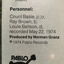 原信夫Collection 良盤 美ジャケ 激レア 英国盤 カウント・ベイシー・トリオ Count Basie Trio LPレコード For The First Time: Ray Brown_画像4