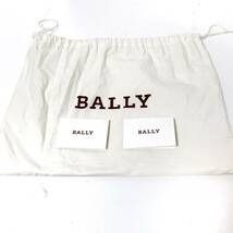 1円 BALLY●新品同様 現行品●バリー クラッチバッグ セカンド ポーチ メンズ レディース イエロー 黄色 サフィアーノレザー 総柄 ビジネス_画像10