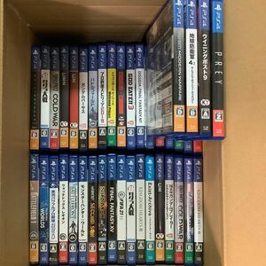 PS4ソフト 40本セット 中古②まとめ売り 仁王2 fate キングダムハーツ3 バトルフィールド4 ドラゴンボール ソニックフォース ガンダム