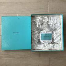 未使用　TIFFANY&Co. ワイングラス　フローレット　箱入り　2個セット_画像1