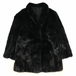 最高級毛皮 ミンクファーコート MINK FUR ハーフコート 毛皮コート ロングコート 最高級 高級ミンク 11号 毛並み綺麗 高級ミンク 花柄