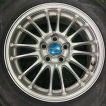 AE176-312 ★新品★バランス調整済み ピレリ ICE A SIMMETRICO 195/65R15 91Q 【4本】マナレイ 6J 5穴 100 +45 54mm プリウス プレミオ 等_画像5