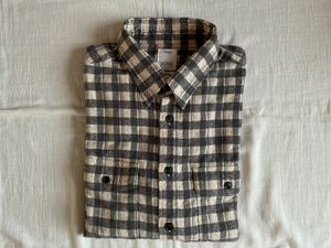 美品　visvim 2022AW PIONEER L/S KHADI CHECK サイズ2 シャツ　ビズビム　パイオニア