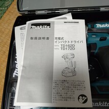 マキタ BL TD1720 DRGX ブルー 18v 未使用 バッテリー 純正バッテリー 書　6.0 Ah makita_画像1