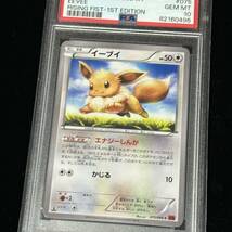 PSA10 ポケモンカード ライジングフィスト イーブイ 鑑定品 XY RISING FIST 075 EEVEE 1ST EDITION_画像7