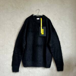 【新品未使用タグ付き】MONCLER モンクレール フラグメント FRGMT HIROSHI FUJIWARA モヘアセーター ニット XL ブラック G209U9C00003M1133