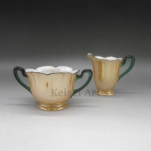 Old Noritake Aaldeco Sugar &amp; Creamer около 1921 года 1941 г. U3964-1