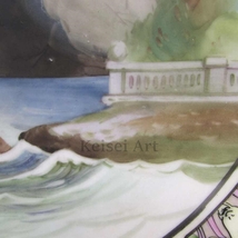 オールドノリタケ 海辺風景文飾皿 1911年頃-1921年頃 U0778_画像5
