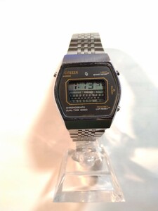 CITIZEN　中古デジタルメンズ腕時計稼働品（ジャンク品）