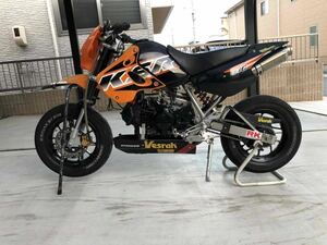 kawasaki ksr110 レーサー　実働　書類　カギ付き