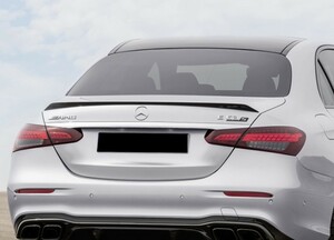 スポーティ全開♪ ベンツ カーボン ルック トランク リア スポイラー W213 E200 E220d E250 E350e E400 E450 E43 E53 E63 Eクラス セダン