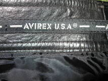 皮パンツ　AVIREX USA　USED_画像1