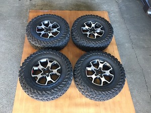 JEEP　JLラングラールビコン純正ホイール+ヨコハマG003　285/70R17　４本セット（中古品）走行約100ｋｍ