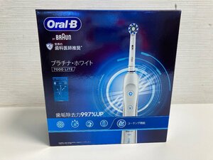 【★99-10-2907】■未使用品■BRAUN ブラウン Oral-B 電動ハブラシ D365236WT オーラルB プラチナ ホワイト 7000 LITE 世界の歯科医師推奨