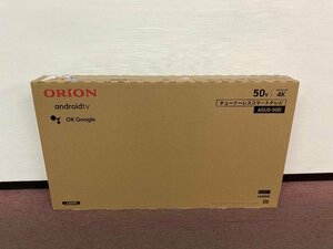 【★99-3F-1635】■未使用品■ORION オリオン AEUD-50D 4K対応 スマートテレビ チューナーレス SmartTV 50インチ 50型 50V Android TV