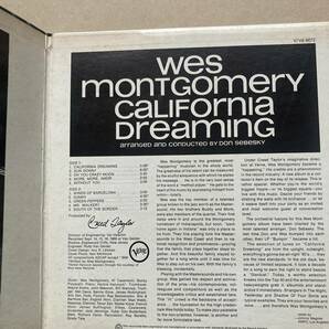 WES MONTGOMERY / CALIFORNIA DREAMING V6-8672 米盤 VERVE 両面 VAN GELDER 刻印ありの画像2