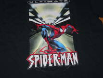 ネコポス可 未使用品 映画 マーベル スパイダーマン 黒 Tシャツ コレクター放出品 ムービー　グラフィック_画像2