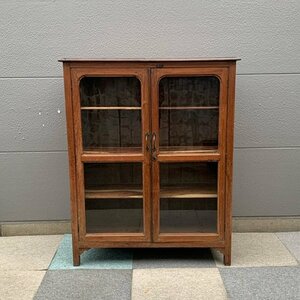 [ Fukuoka ] glass cupboard cabinet display shelf storage shelves natural [RR1130-1]