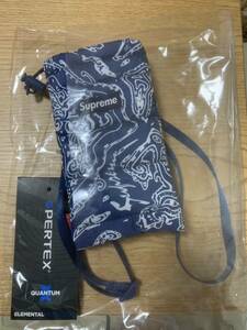 22fw Supreme Puffer Neck Pouch Blue Paisley Supreme Online 購入 シュプリーム ポーチ　ペイズリー柄　1スタ売切り送料無料！