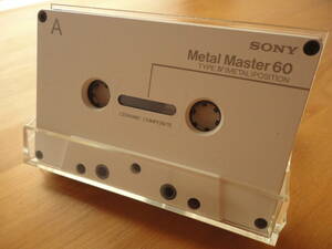 ● SONY Metal Master 60 TYPE Ⅳ ソニー メタル カセットテープ セラミック製 ◎ 録音済 爪有 カード有 インレタ有 再生確認済 個人所蔵品