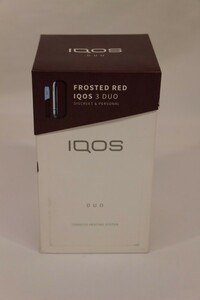162 k1264 フィリップモリス IQOS 3 DUO FROSTED RED フロステッドレッド 加熱式タバコ 中古品