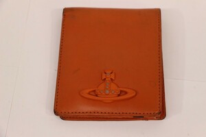 146 k1271 Vivienne Westwood ヴィヴィアン・ウエストウッド MAN RUBBER 二つ折り財布 レザーウォレット BILLFOLD VWK463E