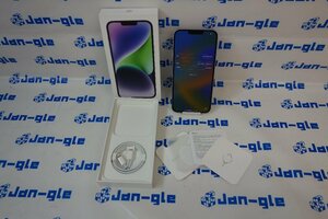 〔デモ品〕1円スタート Apple iPhone14 Plus 128GB パープル 3L277J/A SIMフリー R034146 P TT【関東発送】