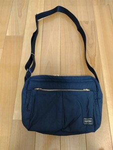 正規品 ほぼ未使用 定価24,200円　PORTER ポーター ドラフト PORTER DRAFT ショルダーバッグ（S）ネイビー　656-06174