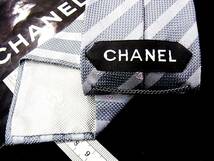 *:.*:【新品N】8948 シャネル【CHANEL】 総ＣＣロゴ柄・ストライプ ネクタイ★_画像1