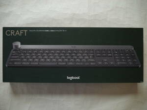 【中古】ロジクール[logicool] ワイヤレス高機能キーボード CRAFT KX1000s 日本語配列 ブラック -クリエイティブ入力ダイヤルを搭載-