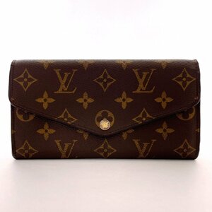 ★1円～★ルイヴィトン LOUIS VUITTON 長財布 M62234 ポルトフォイユ サラ モノグラムキャンバス ブラウン フューシャ