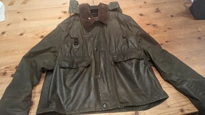 Barbourスペイショートジャケット旧タグ3クラウンビンテージ