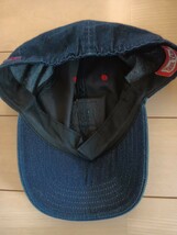 【稀少】BLUE BLUE ハリウッドランチマーケット　デニムキャップ　帽子　90s Rワッペン_画像4