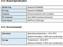 Wifi6対応(ax) RTL8852BE 交換用ネットワークカード/Bluetooth/無線LANカード/Wi-Fi6_画像7