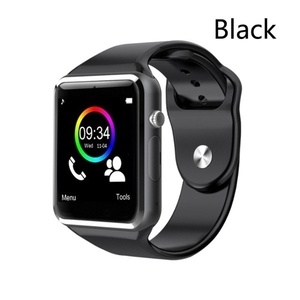 デザイン性抜群　A1　Smart　Watch　スマートウォッチ　腕時計　デジタル　男女兼用　ユニセックス　スポーツ　健康管理　ブラック☆