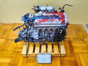 １円スタート！DC2 インテグラ タイプR B18C MT エンジン ミッション セット　　　　　　　　　　　　　2302923　2L2-2　友