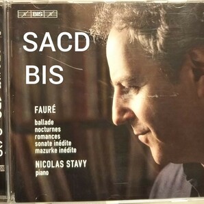 SACD フォーレ ピアノ faure nicolas stavy BIS ビス 現代音楽 クラシック　器楽