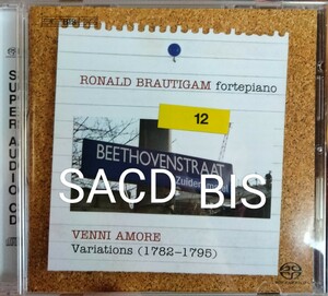 SACD ピアノ　ベートーヴェン　バリエーション　ロナウド　ブラウティハム　ベートーベン　Beethoven　brautigam BIS variations 器楽