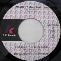 CELI BEE & THE BUZZY BUNCH - MACHO(A Real, Real One) / ALTERNATING CURRENTS 国内盤7インチ_画像3